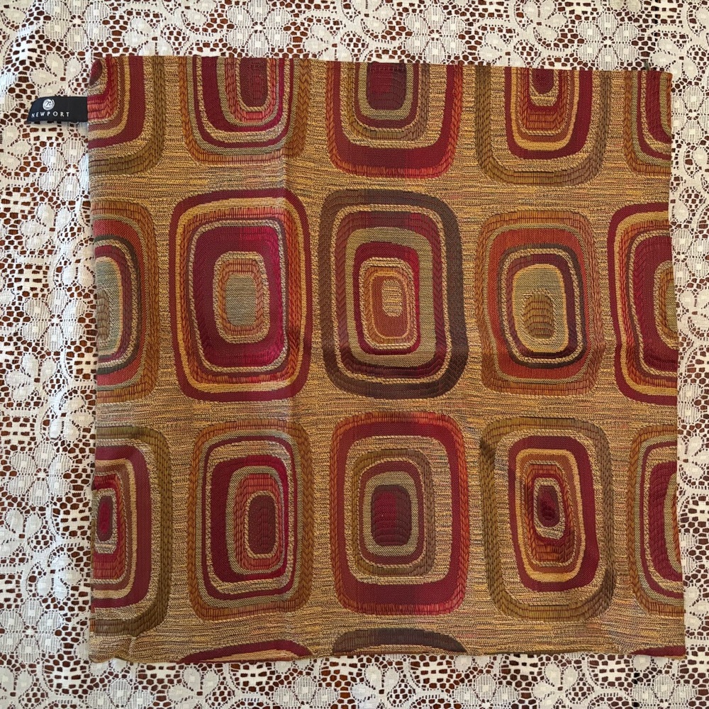 Pillow Cover Multicolor Geometric Pattern